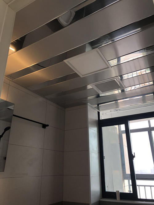 條扣集成吊頂案例-廠區鋁單板吊頂工程案例